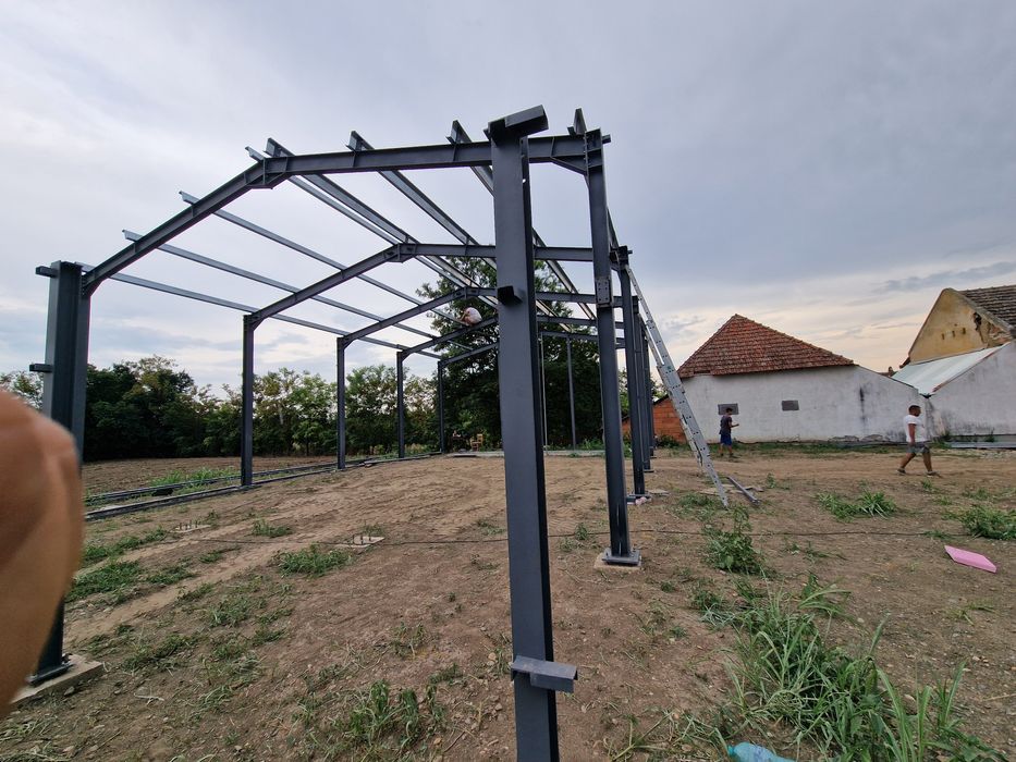 Vand hala metalica structura metalica 12x25x4