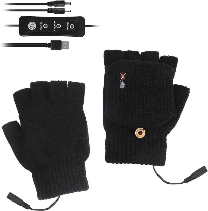 USB плетени нагреваеми ръкавици DaMohony