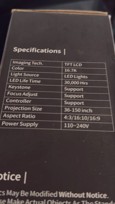 Продается мини проектор с wifi