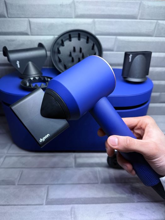 Dyson Supersonic Albastru / Rose Gold + Travel Box (UK plug)