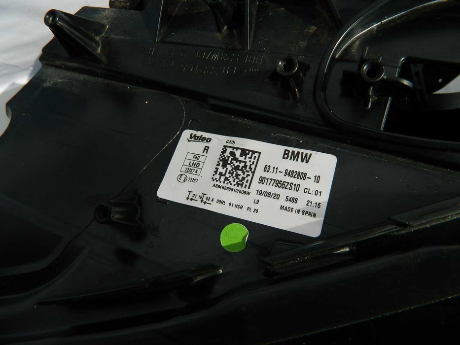 Far dreapta full led Bmw Seria 1 F40 model 2019-2021 cod 9482808