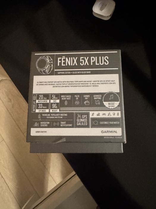 Часы garmin fenix 5x plus