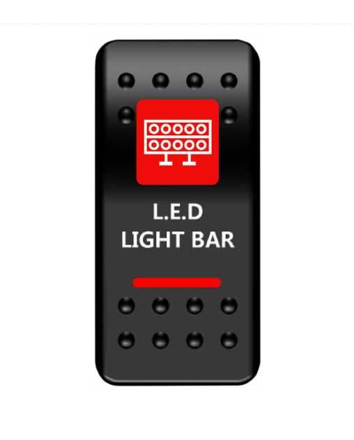 Копче , бутон ,Rocker switch за LED бар - Can-Am Maverick X3 , RZR1000