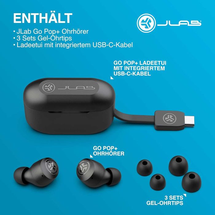 ПРОМО Нови Безжични Слушалки JLab GO Air Pop+ TWS DualConnect Гаранция