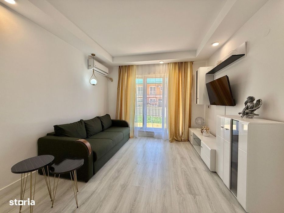 COSMOPOLIS - Apartament Tip studio cu 49 mp gradina,complet mobilat