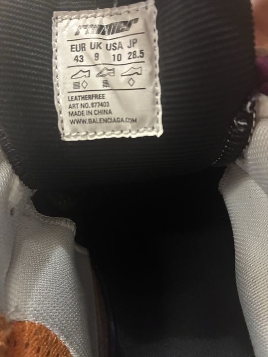 Balenciaga runners multicolour