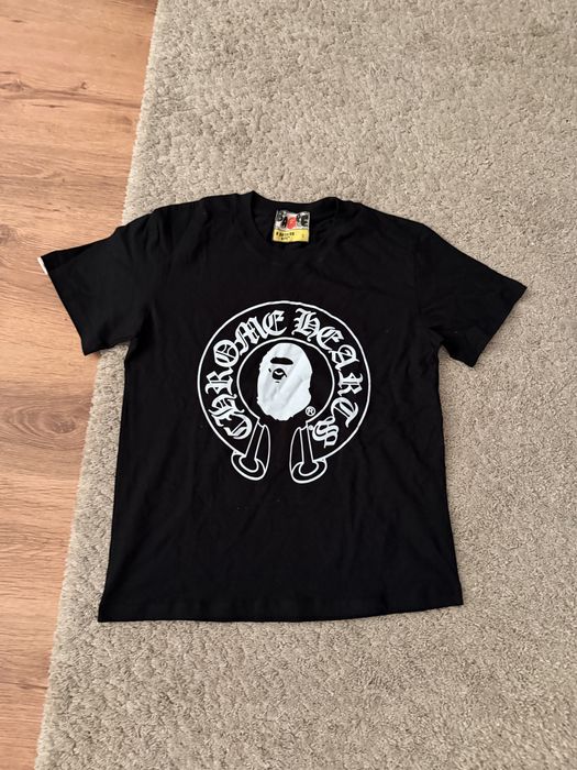 Tricou bape chrome hearts