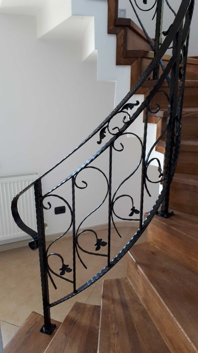 Balustrade inox si fier forjat