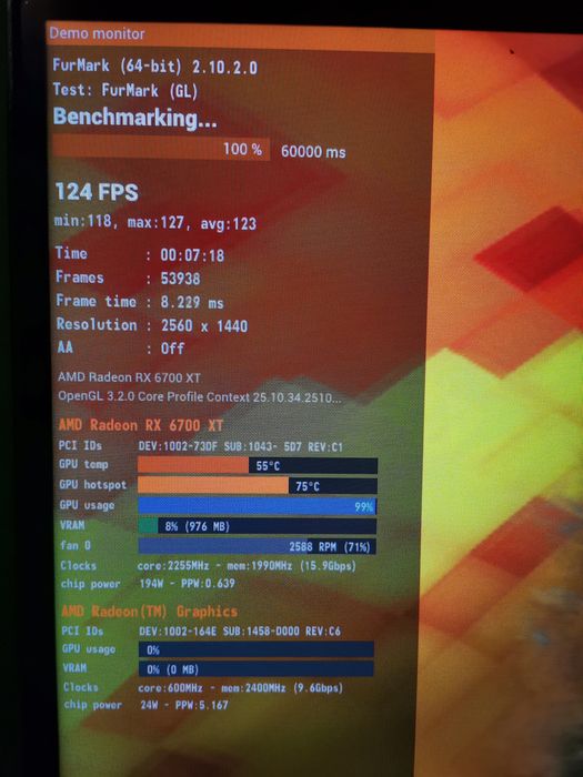 Pc Calculator Gaming AM5 Ryzen 7600 DDR5,Rx 6700xt 12 Gb, 1Tb Sn7100