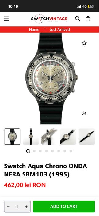 vand ceas de mana onda nera