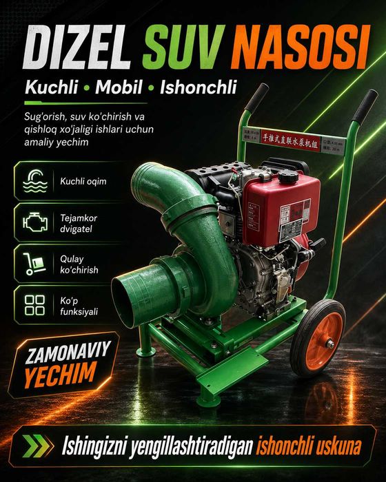 Dizel suv pompamiz