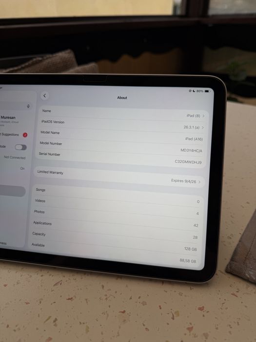 Ipad 11 (A16) 100% Battery