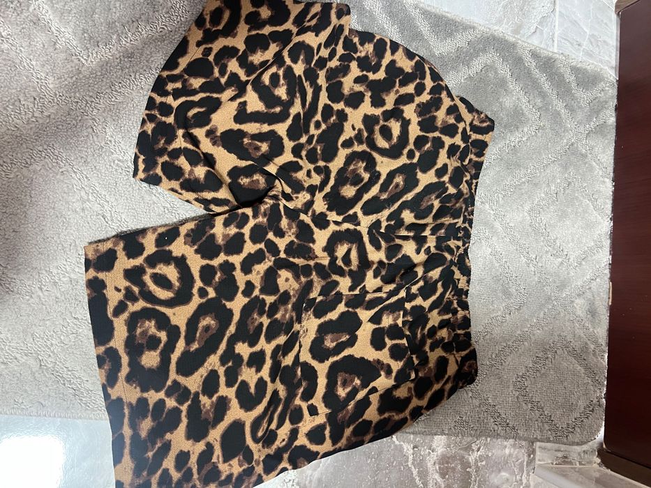 pantaloni leopard barbati