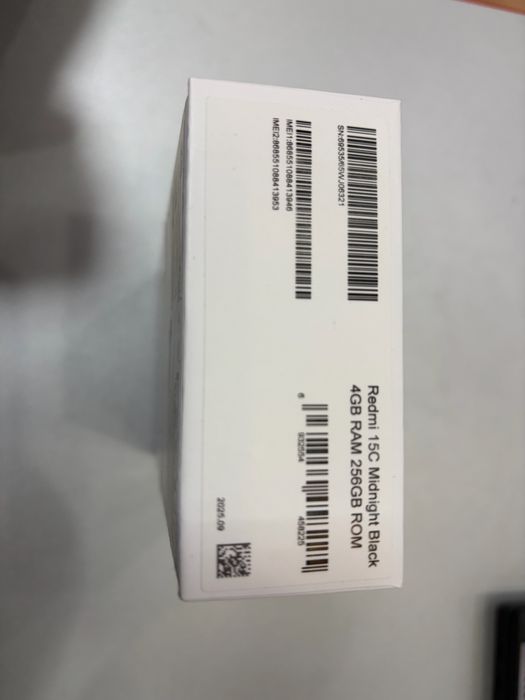 Xiaomi Redmi 15C, 256 GB, 4GB RAM, Black, Dual Sim, nou la cutie