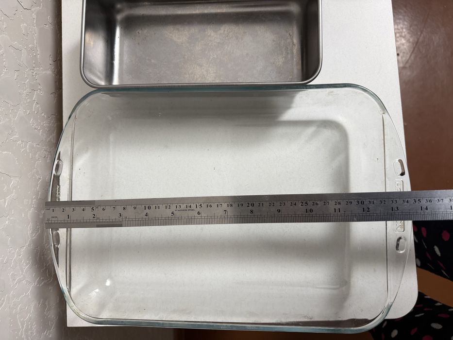 Стекляная форма для выпечки