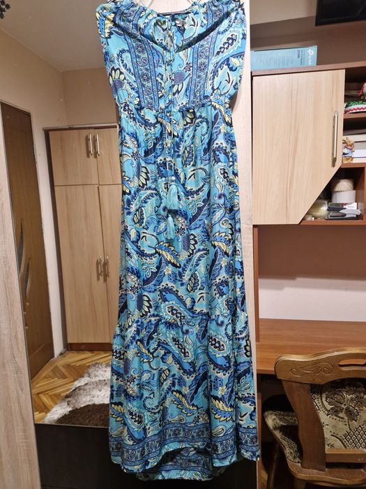 Rochie lunga matase indiana,KoalaBay,L