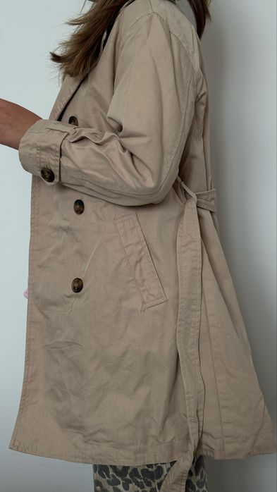 Trench fetite bej