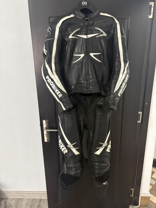 Echipament moto probiker din piele