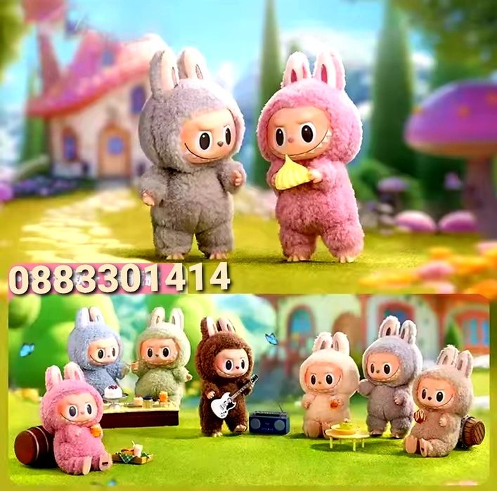 Плюшена играчка Labubu Macaron
