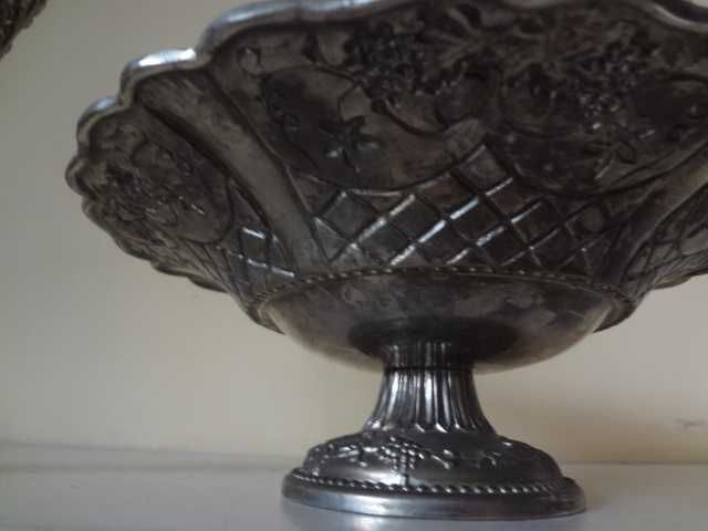 Метална ваза + купа от Германия