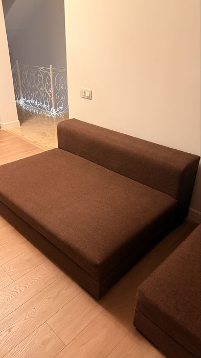 Set canapea colțar modular, 3 elemente