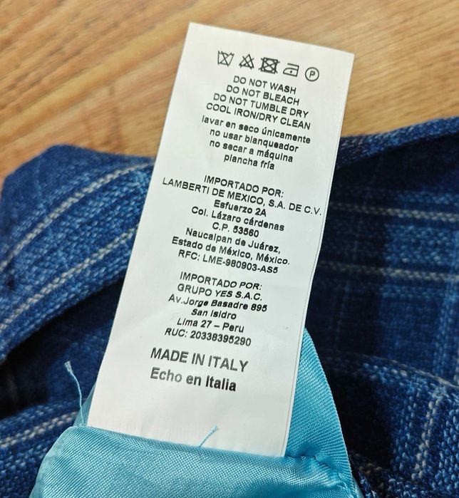 BOGGI Milano Оригинално мъжко сако Вълна / Коприна / Лен Размер 48 / М