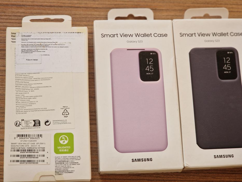 Husa Smart S-View Originala Samsung Galaxy S23!Noua!Activa
