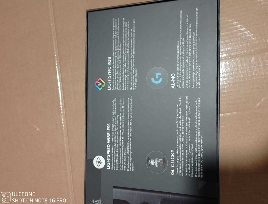 Tastatura gaming mecanica Logitech G915 GL Clicky NOUA