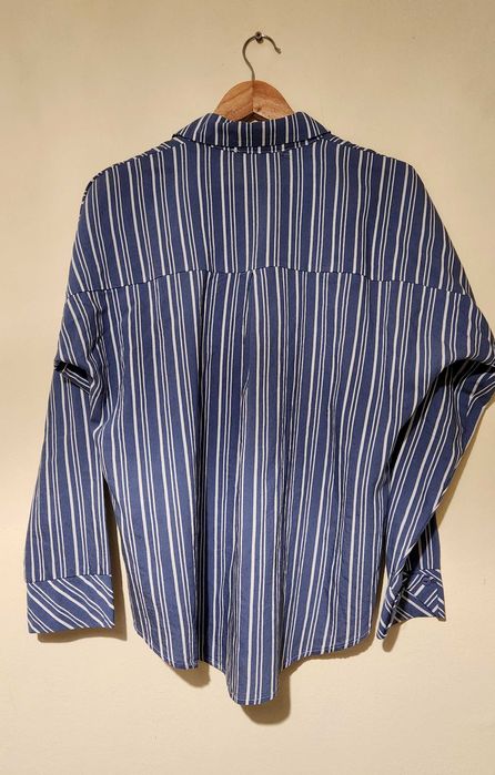 Дамска риза на райе (oversize стил) LBD