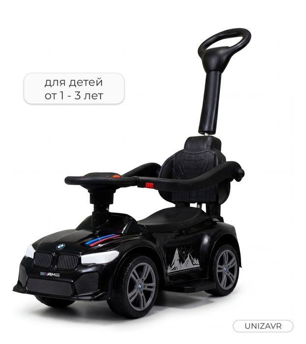Толокар каталка машинка для детей от 1 года, черный