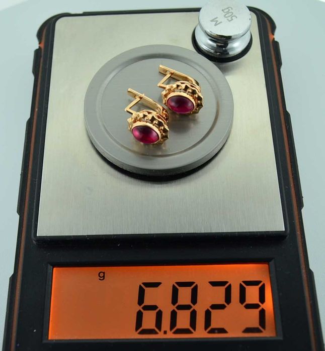 Серьги СССР 583 пробы.