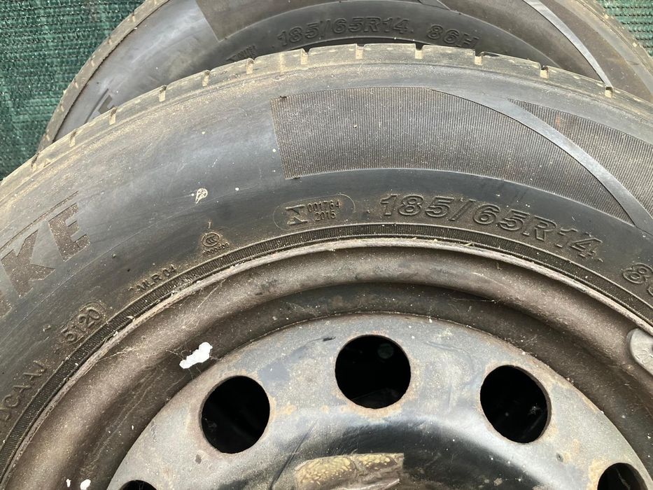 Roti 4x108 + anvelope vara 185 65 R14 compatibile Ford Focus, Fiesta,