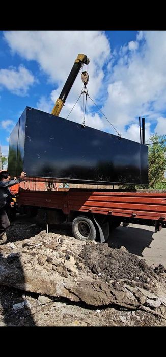Канализация   бак плоский для высокого уровня грунтовой воды