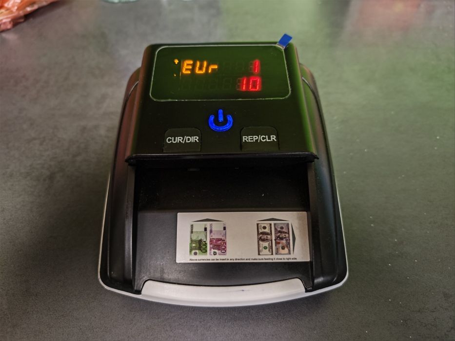 Детектор за фалшиви банкноти STS AL-130 с ЕЦБ сертификация