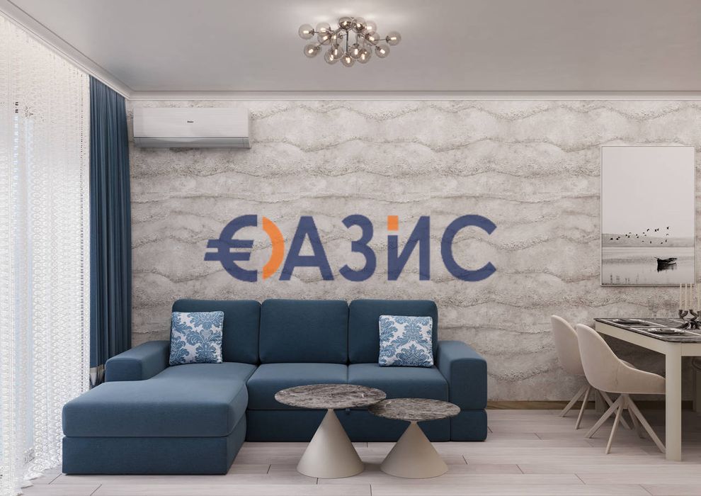 Продава се Двустаен апартамент в к.к. Слънчев бряг - 61 кв.м за 1024 €/кв.м - Снимка #1