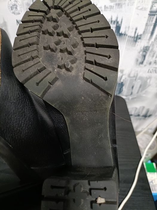 Ghete piele Tory Burch