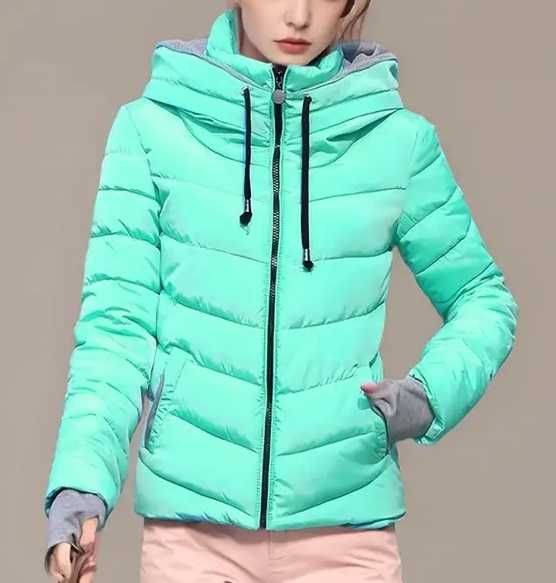 Ново тюркоазено дамско яке , небесно синьо дамско яке, размер L/XL