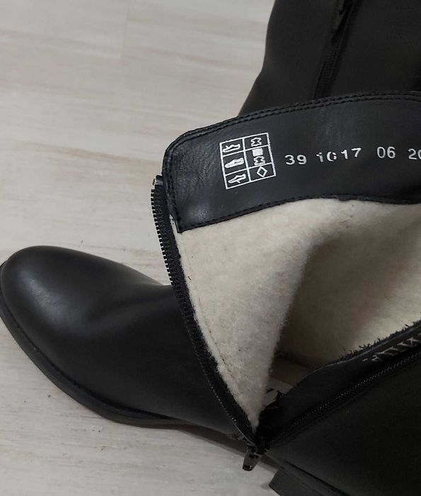 Разпродажба! Дамски боти естествена кожа № 40. Намалени