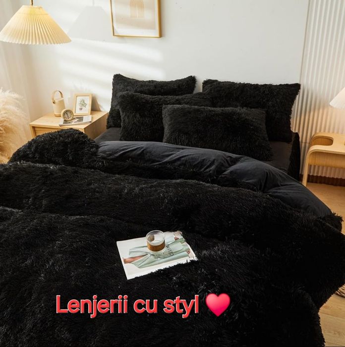 Lenjerii 6piese FLUFFY cu ciucuri