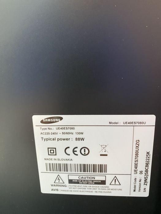 Телевизор LED Samsung 40“