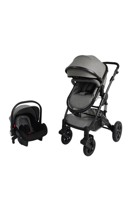 Carucior copii 3 in 1 cu suspensii, reversibil