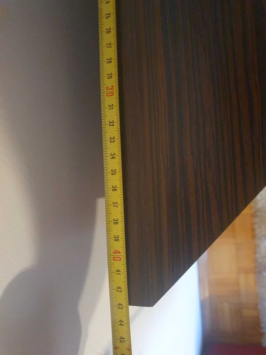 Vand dulap de colt cu usi de sticla