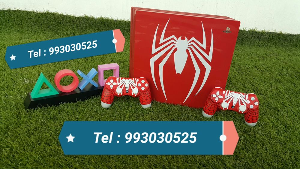 Playstation 4 PRO { 4K } HDR. 1.TB. Exclusive { SPIDER-MAN } Limited.