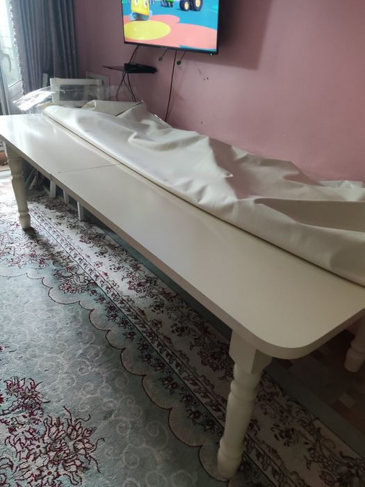 Стол 4 м, собранном виде 3м