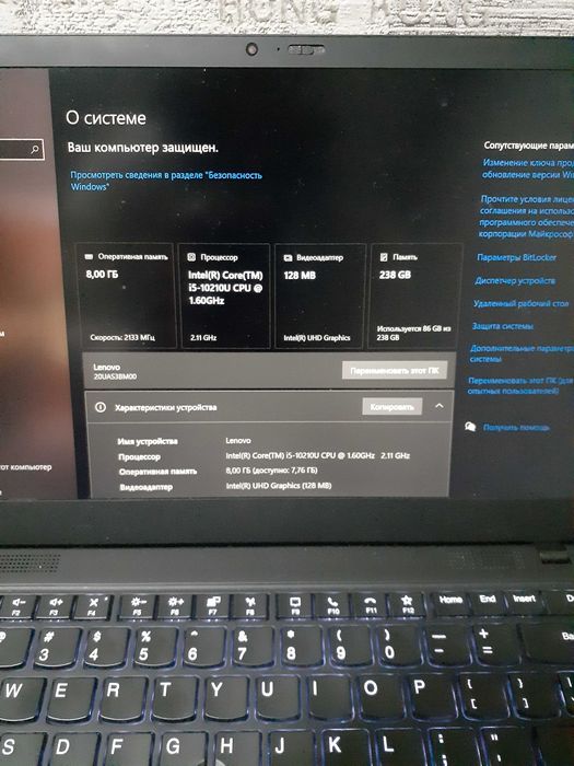 Lenovo Thinkpad x1 Carbon i5 8/256 gb