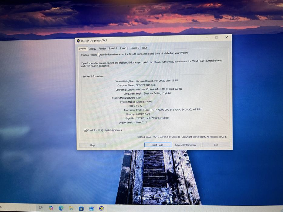 Laptop Acer Aspire E 17 (PLATA RAMBUS)