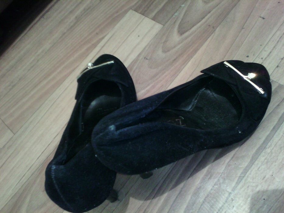 Туфли замшевые - 1000