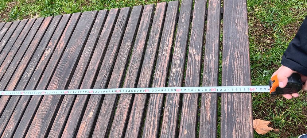 Троянски градински сгъваеми мебели,масив и ковано желязо-маса с2 пейки