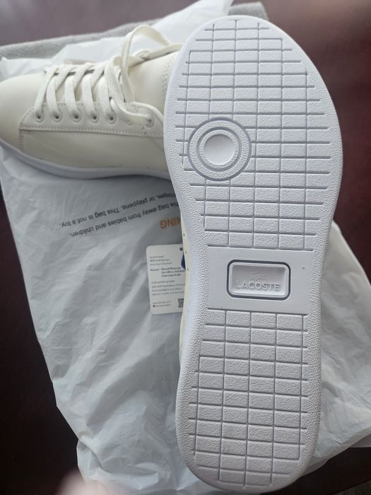 Кеды Lacoste, натуральная кожа. Оригинал