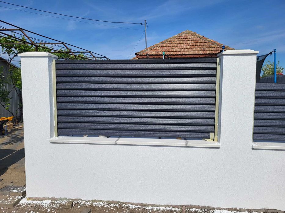 Gard tip jaluzea, tambra sipca 0.6 0.5 mm 15 ani Garantie